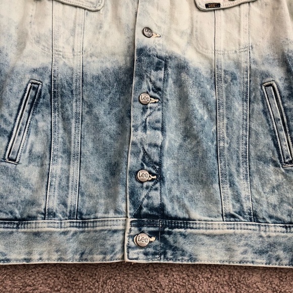 Lee Vintage Modern Ombre Oversized Denim Jacket - Picture 3 of 11